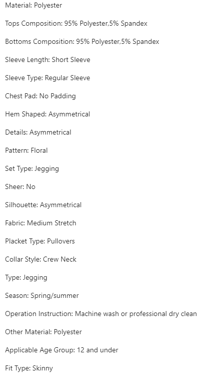 2pcs Set for Girls Top with butterfly graphic pants