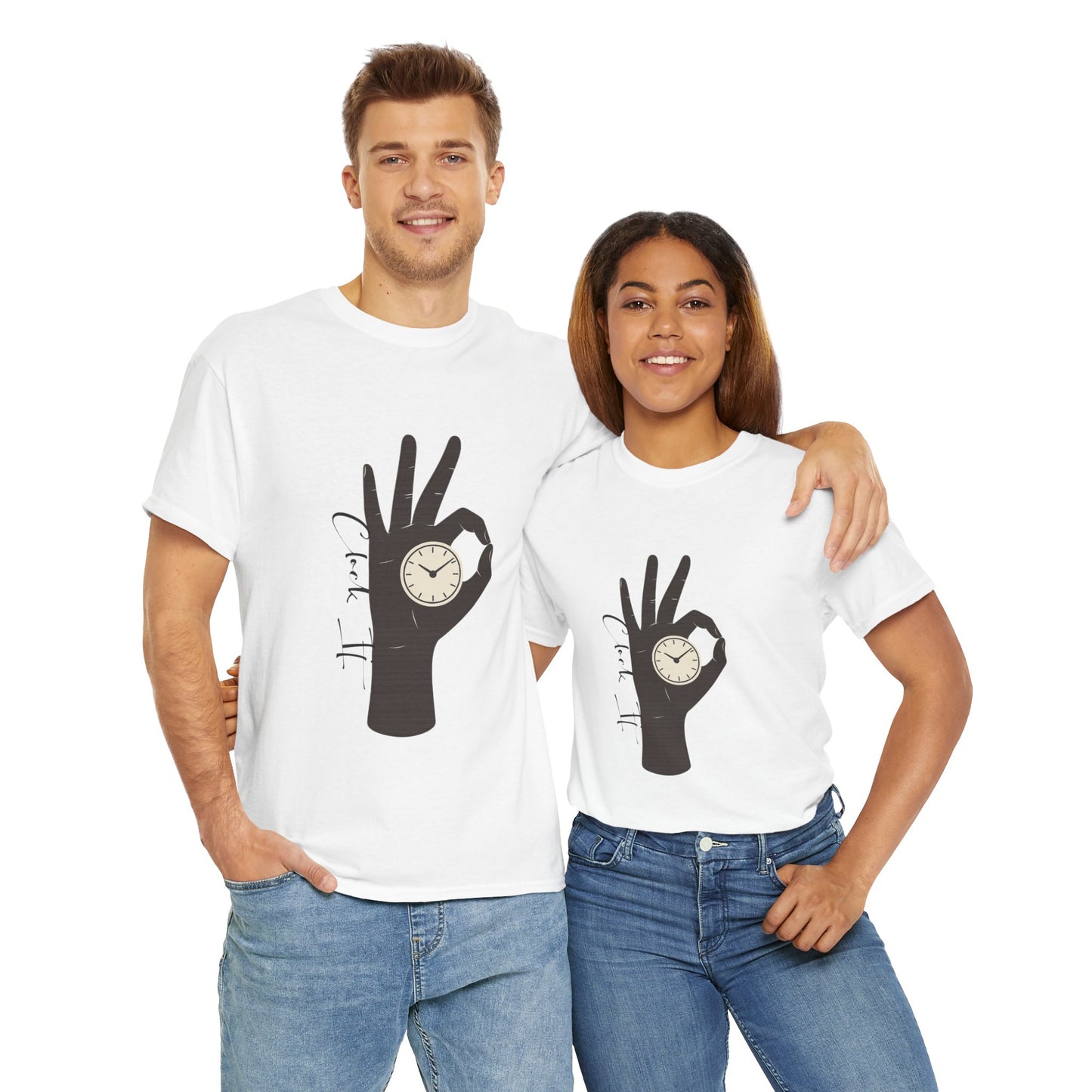 Unisex Heavy Cotton Tee, Casual Wear,  for Him/Her, Relaxed Fit, Soft Cotton Blend
