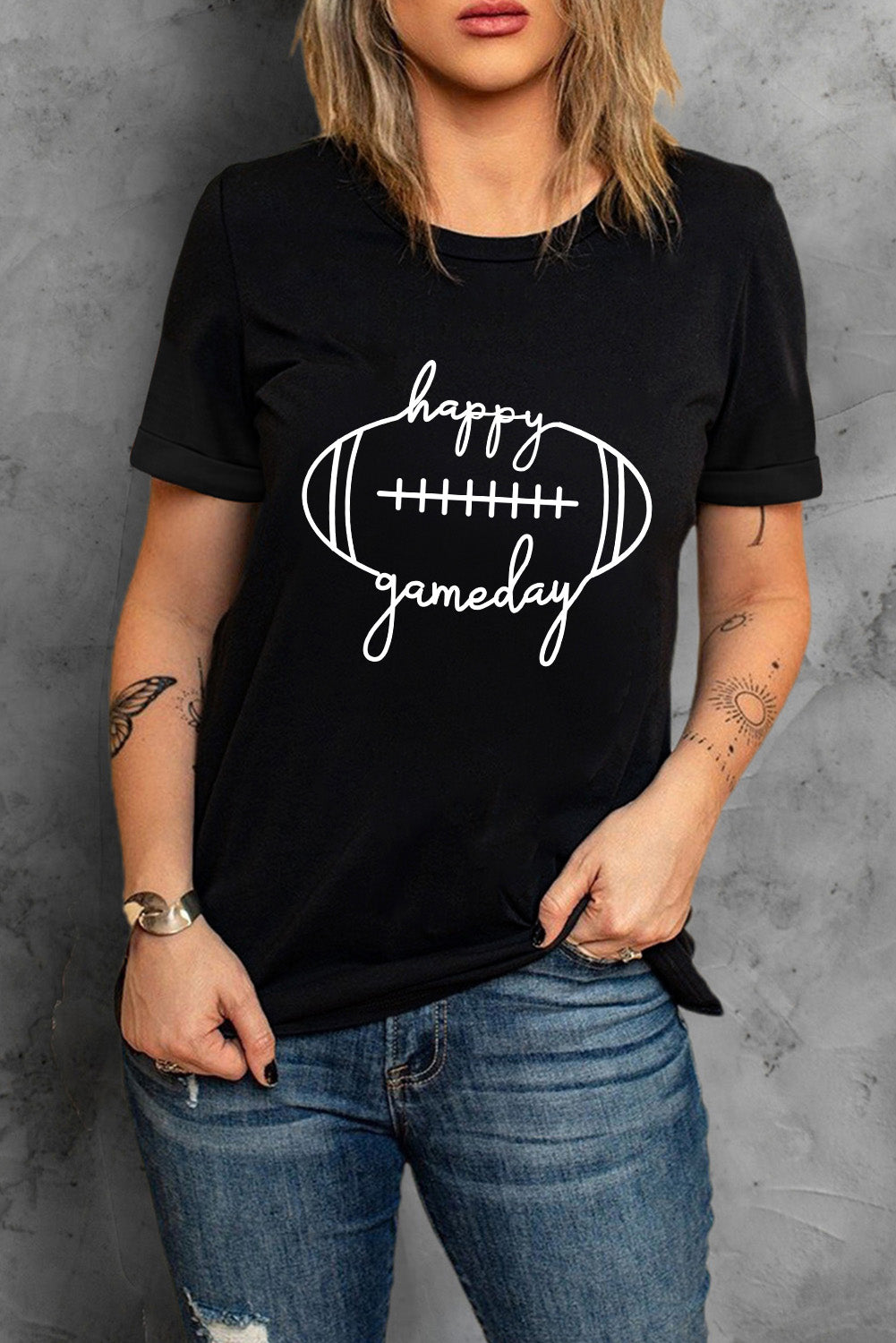 HAPPY GAMEDAY Graphic T-Shirt